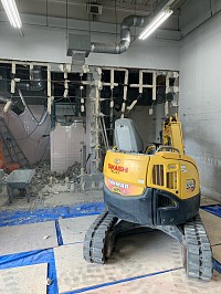 重機で